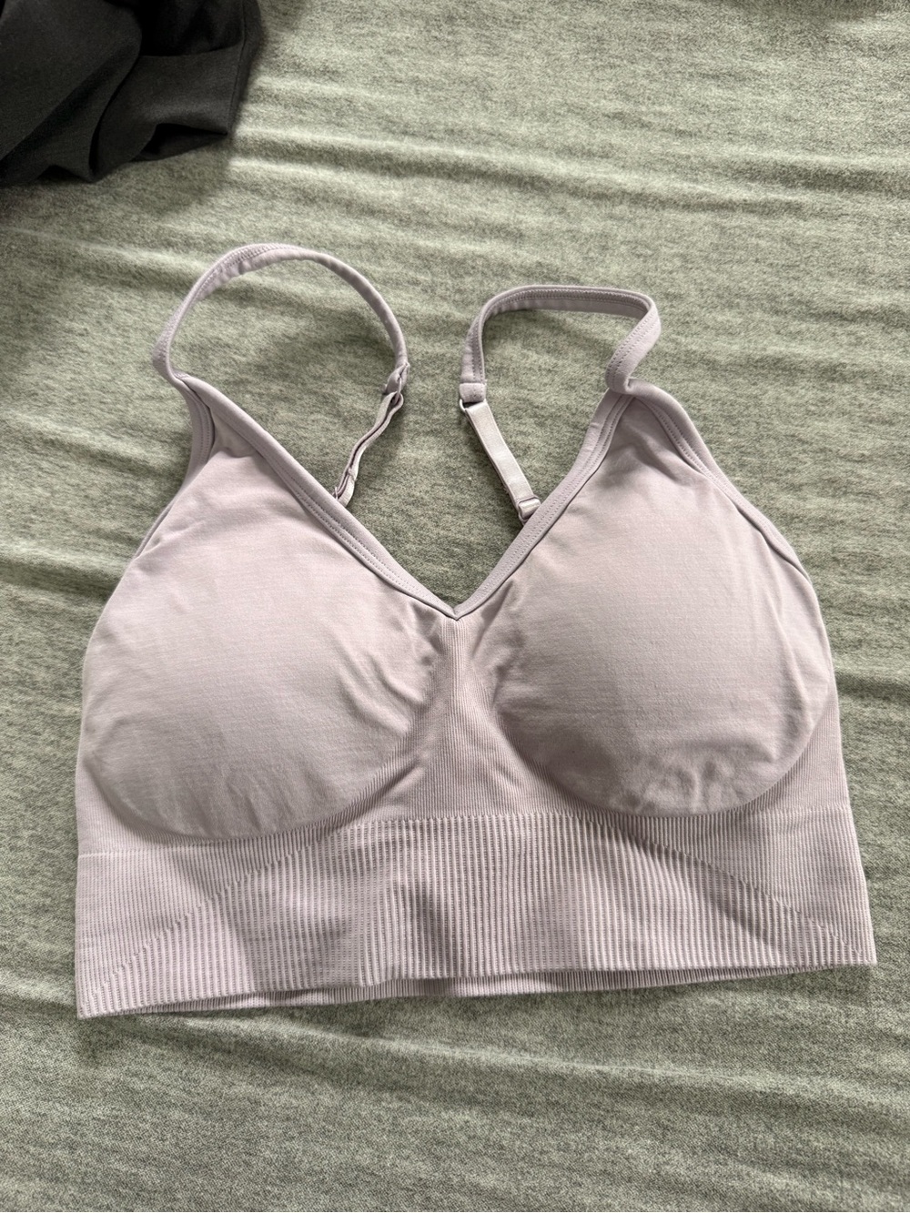 Balance Athletica Light Lavender Seamless V-Neck Bralette